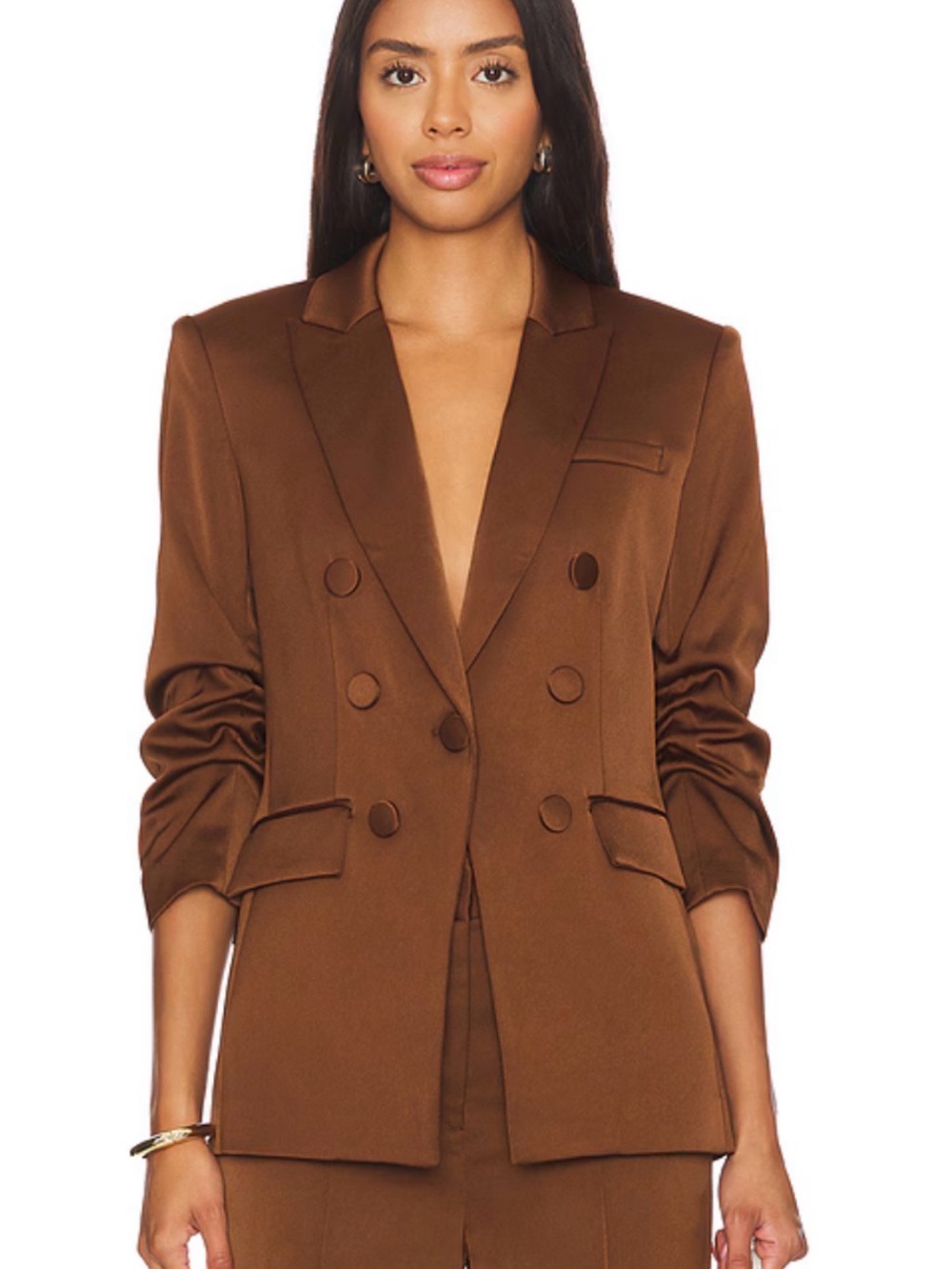 Veronica Beard tomi double breasted jacket brown size 0 nwt